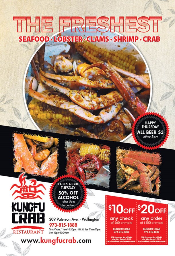 Kungfu Crab Review: Best seafood Restaurant in Wallington NJ